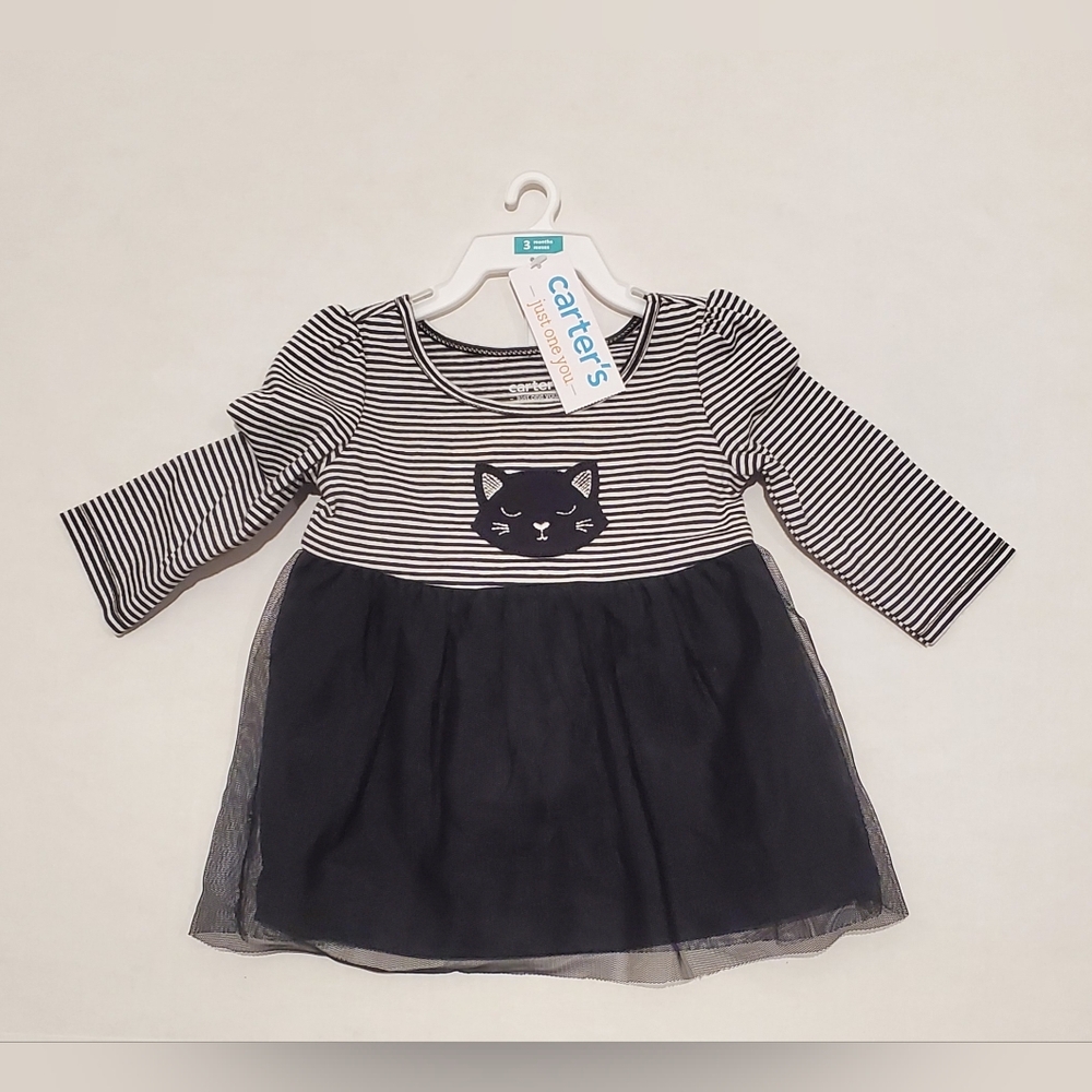 Carter's 2 Piece Striped Dress With Bloomers Sz 3months